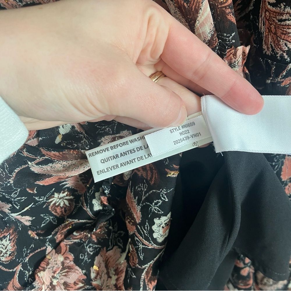 Madewell Amalia Tiered Floral Mini Dress XS - Picture 9 of 9